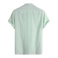 thumbnail image 7 of T Shirts for Men Black Tshirt for Men T Shirts for Man 2025 Trendy Stripes Mens Shirts Dress Vintage Shirts Short Sleeve Cotton Linen Comfy Loose Fit, 7 of 7