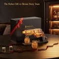 thumbnail image 4 of Set decantador de whisky Kollea con vasos de chupito en forma de granada, 4 of 9