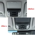 thumbnail image 6 of Xotic Tech Interior Front Reading Light Rear Roof Reading Light Panel Cover Trim, Carbon Fiber Pattern, Compatible with Honda Accord 10th Gen 2018-2022, 6 of 9