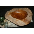 thumbnail image 1 of Rustic Teak Wooden Bowl 15"X16"X4" Teak Root | #HWA219, 1 of 3