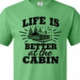 thumbnail image 4 of Inktastic Life is Better at the Cabin with Trees and Moon T-Shirt, 4 of 5
