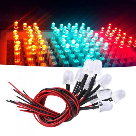 

LED Light Stable Energy Saving Wired LED Diode 50pcs For DIY Home Lighting Automotive Lighting