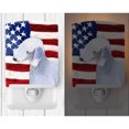 thumbnail image 2 of Carolines Treasures SS4045CNL USA American Flag with Bedlington Terrier Ceramic Night Light 6x4x3" multicolor, 2 of 2