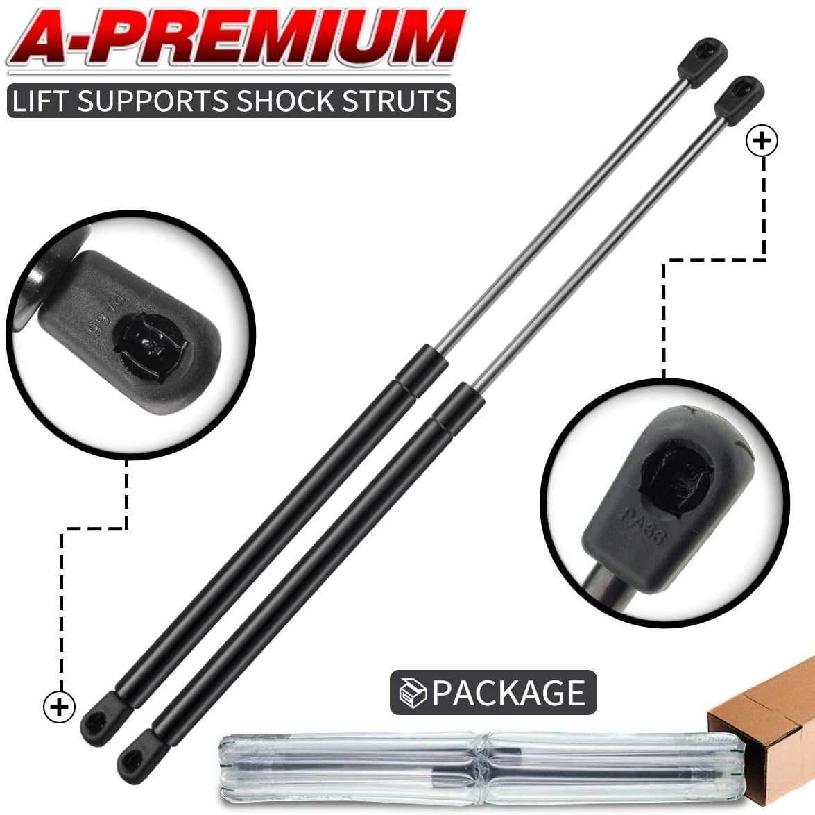 A-Premium Tailgate Rear Hatch Lift Supports Shock Struts for Ford Mustang 1979-1993 Capri 79-86 2-PC Set Century Huateng Network Overseas Limited A-Premium Tailgate Rear Hatch Lift Supports Shock Struts for Ford Mustang 1979-1993 Capri 79-86 2-PC Set Century Huateng Network Overseas Limited