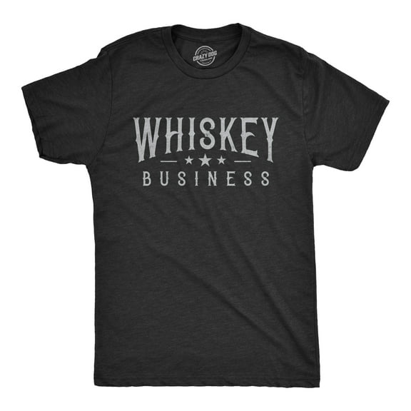 Mens Whiskey Business T shirt Funny Drinking Drunk Party Vintage Graphic Tee Graphic Tees