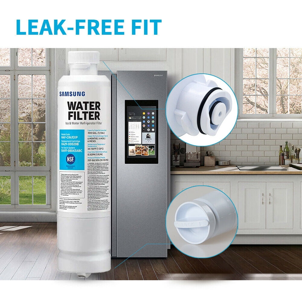 1PACK DA29-00020B HAF-CIN/EXP Refrigerator Water Filter Fit DA2900020 Water Filter Replacement FEAT4