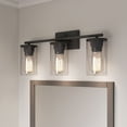 thumbnail image 5 of 2703-MB Millennium Lighting Verlana - 3 Light Bath Vanity-9.88 Inch Tall and 22 Inch Wide-Matte Black Finish, 5 of 8