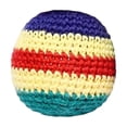 thumbnail image 2 of FEOLGEHLY Hand Woven Mesh Foot Bags, Juggling Balls for Beginners, Multicolored Striped Ball Foot Bags, Assorted Foot Bag for Adults, for Outdoor Indoor, Party Games & Coordination Training 2 in(D), 2 of 8