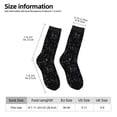 thumbnail image 4 of Goofa Dinosaur Printed Men's Crew Socks, Soft Durable Breathable Moisture-Wicking with Odor Control Cotton socks, 4 of 9
