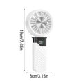 thumbnail image 3 of Digital Display Wind Power Ice Compress Mini Handheld Small Fan, 3 of 6