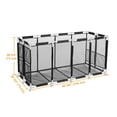thumbnail image 6 of Yescom Mesh Cover Net Replacement Only for Mesh Pool Storage Bin Rolling Cart XXX-Large Black, 6 of 8