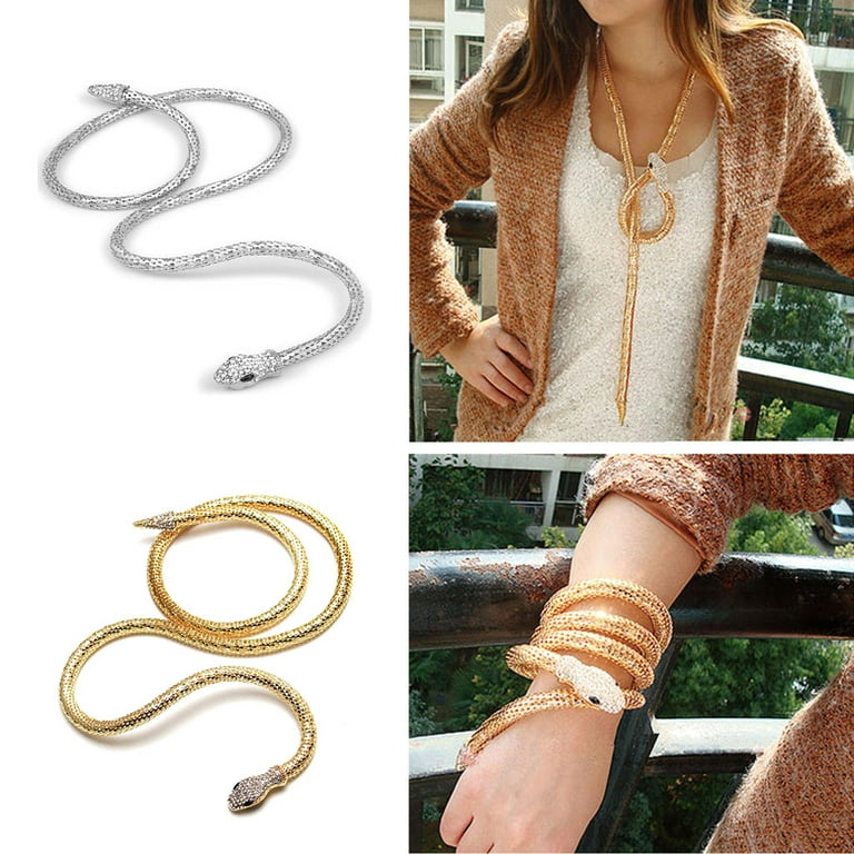 Flexible snake necklace deals