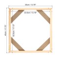 thumbnail image 2 of Unique Bargains Canvas Stretcher Bars Kit, 18x14 Inch Rectangle Solid Wood Frame for Paint, Prints, Oil Paintings, Wood Color, 2 of 5
