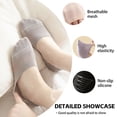 thumbnail image 2 of LDU No Show Socks Women, Ultra Thin Mesh Breathable Fabric Invisible Non-Slip Socks, 6Pairs, 2 of 7