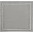 thumbnail image 3 of Nourison Essentials Indoor/Outdoor Grey/Ivory 5' x square Area Rug, (5 Square), 3 of 9