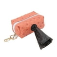 thumbnail image 1 of Poop Bag Dispenser, Zipper Poop Bag Holder Practical  For Outdoor For Pets Orange, 1 of 8
