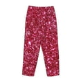 thumbnail image 5 of Bingfone Pajamas For Women,Pink Glitter Pajama Pants With Pockets-Large, 5 of 9