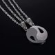 thumbnail image 3 of Collar colgante Yin Yang Bff parejas 2 piezas acero Inoxidable 19.6, 3 of 5