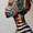Abstract Zebra Oil Portrait, variant on Qisvanset Geometric Hexagon Art Canvas Wall Art 15.75x11.81 Inches