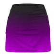 thumbnail image 6 of QATAINLAV Skorts for Girls Casual Tummy Control Athletic Golf Skirts Fashion Gradient Color Tennis Skirt Purple 2-3Years Summer Savings, 6 of 7
