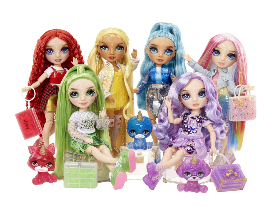Rainbow High Skyler (Blue) with Slime Kit & Pet - 11” Shimmer Doll