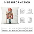 thumbnail image 5 of ARISTURING  Throw Pillow Cover Christmas Nutcracker Car Cartoon Wooden Colorful Soldier Toy Gift Home Decor Pillowcase Cushion Cover for Sofa Couch Bed and Car, 5 of 5