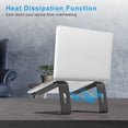 thumbnail image 4 of Boyata Laptop Stand, Aluminum Ergonomic Laptop Riser Computer Stand for Desk, Detachable Laptop Holder Compatible for All 10-15.9" MacBook Air Pro, Samsung, Acer, Dell Laptops-Black, 4 of 7