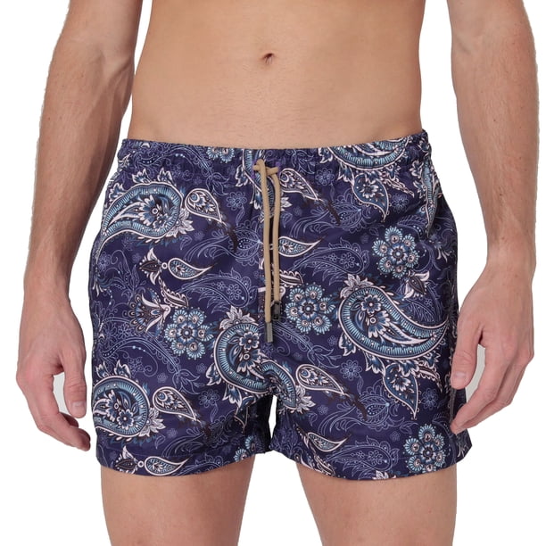 Traje de baño corte short "Paisley" Maré Collection H101/Traje de baño/ Secado rápido