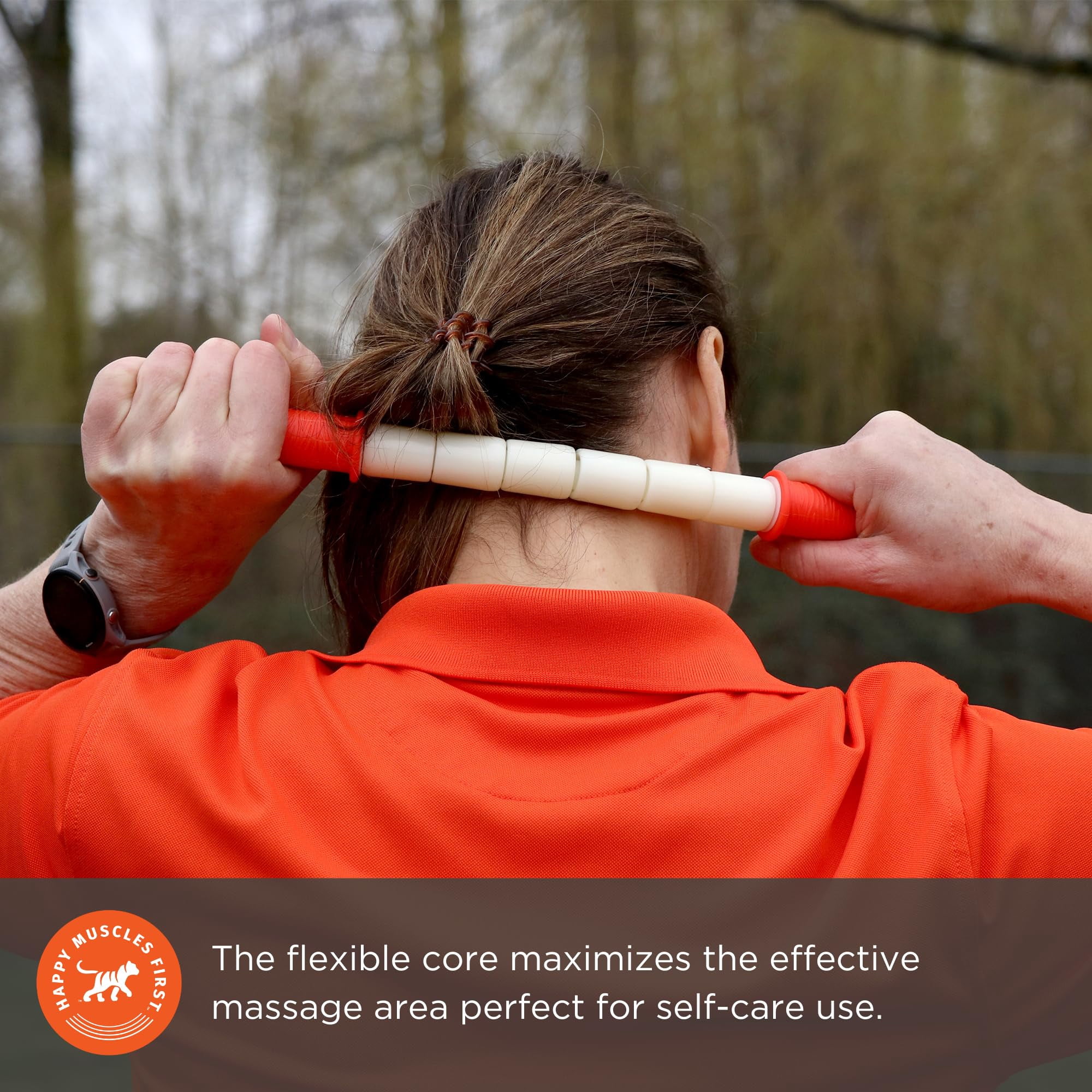 The Stick - Bendy 15" Flexible Roller For Myofascial Release & Trigger Points Bendable Deep Tissue  Shoulders Improve