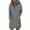 Gray, variant on Herrnalise Women’s Dresses Summer 2024 Autumn And Winter Long Sleeve Dress ForHooded Solid Casual Dress S-2XL