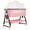Pink, variant on CIESMSI 3 in 1 Baby Bassinet Bedside Sleeper for Infant Girls W/ Wheels,Mosquito Net,Portable Crib Height Adjustable, Easy Folding,Gray