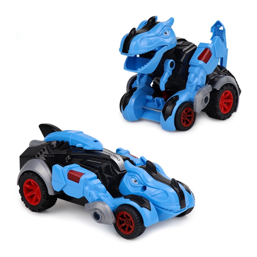 Coche De Juguete Que Se Transforma En Dinosaurio, Juguete De Coche Que Se  Transforma Manual Para Niños, Regalos De Fiesta De Cumpleaños Vogacara