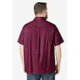 thumbnail image 2 of KingSize Men's Big & Tall Wrinkle-Resistant Short Sleeve Button Down, Printed, 2 of 5