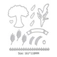 thumbnail image 4 of Troqueles De Molde De Corte Juego de decoración de cartas de invitación con troqueles de molde de corte DIY para plantas (WW1919A1+H903B) Ndcxsfigh Libre de BPA, 4 of 9