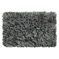 thumbnail image 2 of Carnation Home Fashions Olive Paper Shag Cotton Polyester Blend Bath Rug, 34L x 21W in, 2 of 2