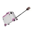 thumbnail image 3 of TUCCI Italy Valise à Chevaucher Panda pour Enfants, Coque Rigide, Bagage à Main Léger avec Roues - Pink, 3 of 7