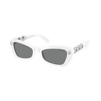 Swarovski SK 7018 4001A5 Silver Metal Irregular Sunglasses Pink Gradient Lens Swarovski SK 7018 4001A5 Silver Metal Irregular Sunglasses  main image 2