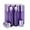 Purple, variant on Glass Roller on Bottle, 10ml Refillable Essential Oil Bottle with Stianless Steel Ball, Pack of 10 (Black)