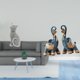 thumbnail image 2 of Figura De Animal De Resina, Escultura, Adorno Coleccionable, Gato, Elefante, Arte Decorativo, Artesanía Para Escritorio, Estante, Entrada, Sala De Estar, Dormitorio, Hogar Y Oficina., 2 of 8