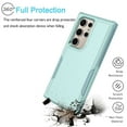 thumbnail image 6 of Galaxy S24 5G Case, 2 in 1 Phone Case for Samsung Galaxy S24 6.2" ,Takfox Shockproof Protection Heavy Duty Armor Hard Plastic & Rubber Rugged Bumper Cover,Mintgreen, 6 of 10