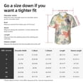 thumbnail image 6 of Lsque Butterfly pattern Hawaiian Shirt for Men, Unisex Summer Beach Casual Short Sleeve Button Down Shirts-Small, 6 of 9