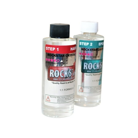 4-Star Crystal Clear Epoxy Resin- 8 OZ Kit (1:1 Mix Ratio)