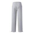 thumbnail image 6 of Hudaneo Boys Open Bottom Sweatpants Drawstring Elastic Waist Wide Leg Athletic Pockets, 5-16 Years, 6 of 7