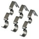 thumbnail image 4 of Juego de 3 piezas Sunnimix cortina poste barra soporte de pared gris, 4 of 7