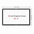 thumbnail image 2 of Projector Screen Fabric Screen Projection Portable Reflective Cloth, 2 of 5