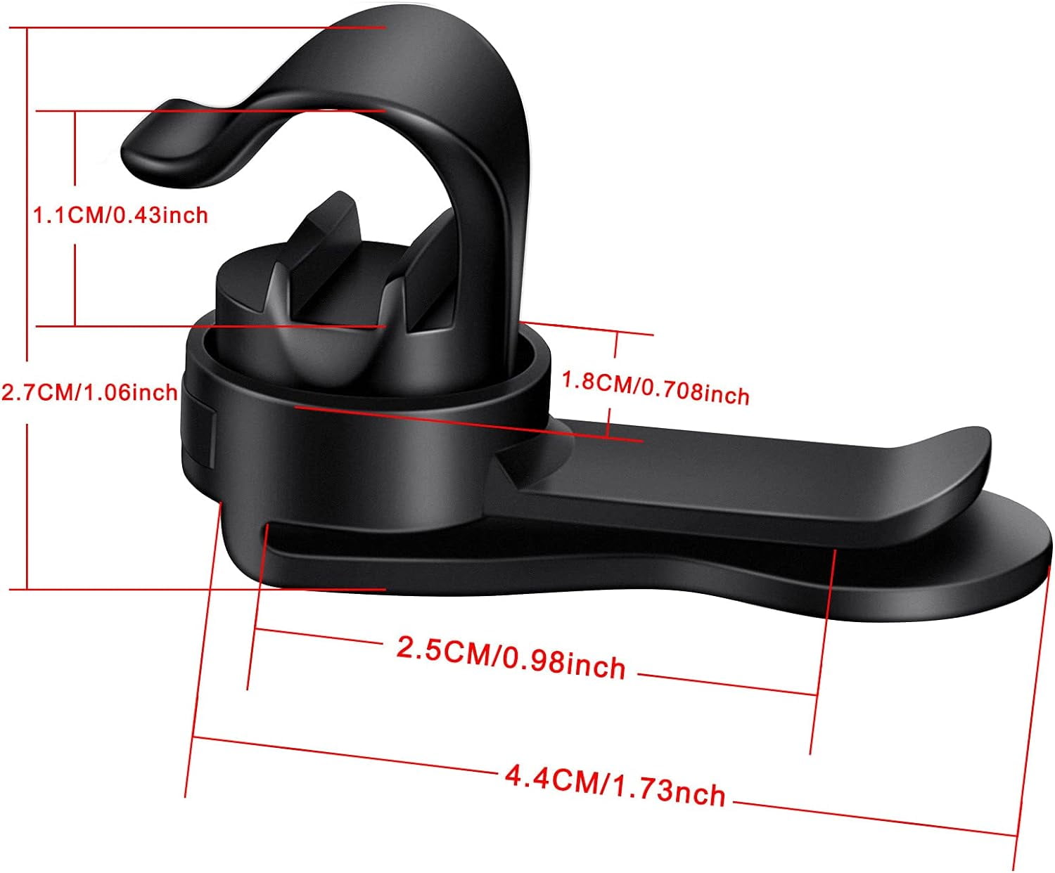 Enhon Magnetic Hydration Tube Clips - 3 Pack Bladder Clip For Tactical Backpacks & Hydration Packs
