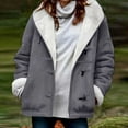 thumbnail image 2 of Vinsonshop Peacoats Women Ladies Winter Coats Womens Coats Winter Womens Warm Winter Coat Women's Hooded Winter Coats Womens Jackets Casual Winter Coats for Women Gray S, 2 of 7