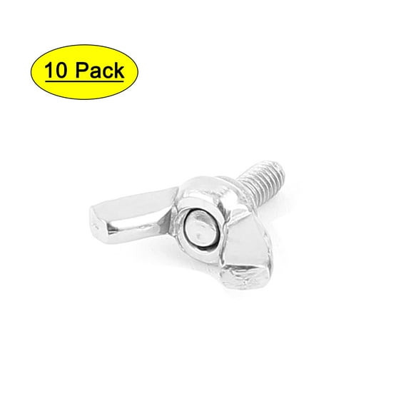 Metric M4x8mm 304 Stainless Steel Butterfly Wing Screws Bolts 10pcs
