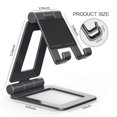 thumbnail image 3 of Soporte para Tablet, Soporte de Aluminio, Ángulo Libre, Compatible, 5 - 12,9 pulgadas, Compatible con smartphones y tablets Negro, 3 of 5
