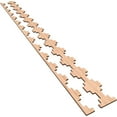 thumbnail image 6 of Ekena Millwork 94"H x 3/8"T Gypsum Adjustable Wood Decorative Slat Wall Panel Kit, Hickory (contains 14 Slats + 1 Straight Edge Starter Slat), 6 of 16